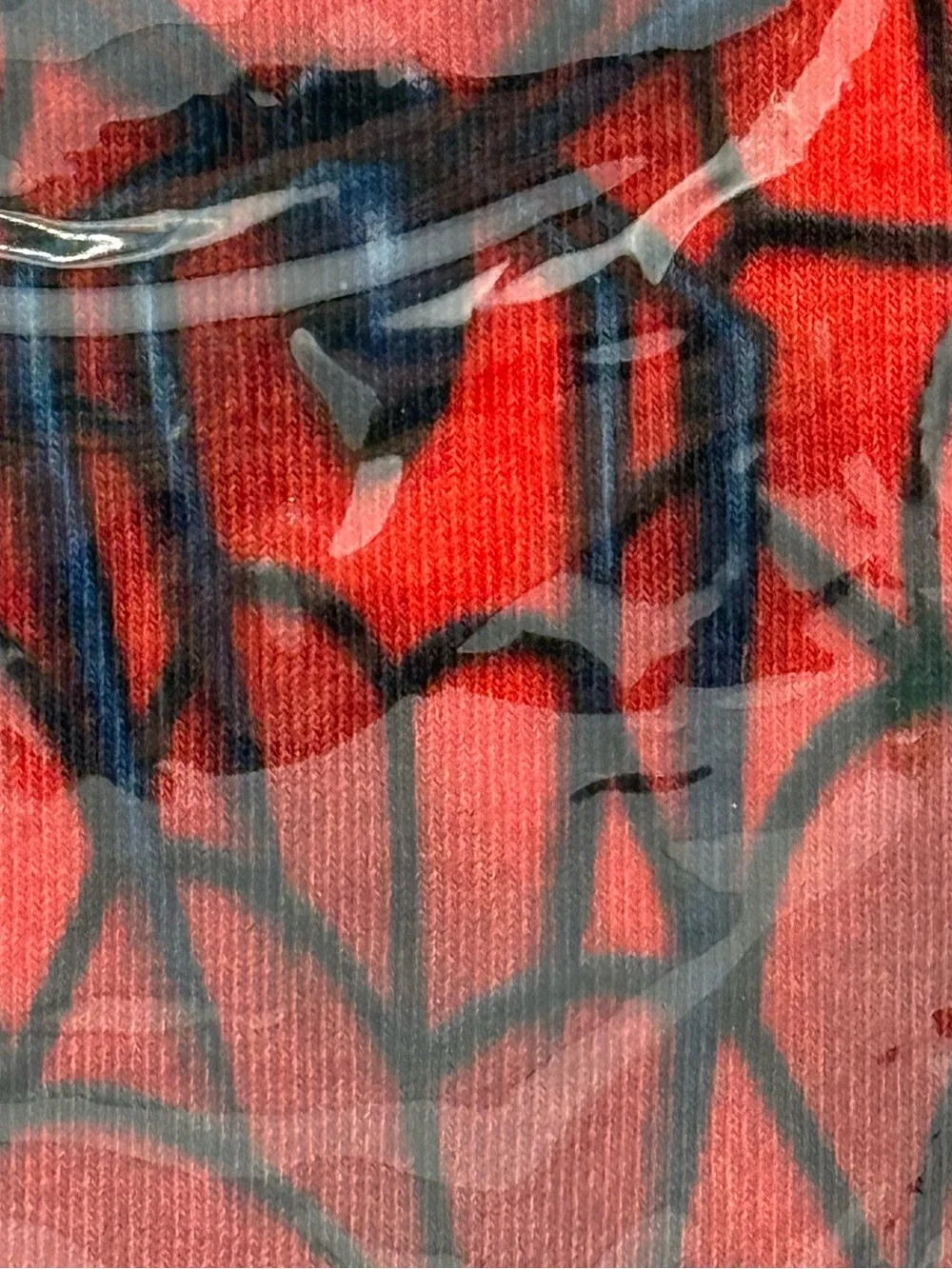 Spiderman Brand New Day AMC Exclusive Red and Black Web Crew Socks